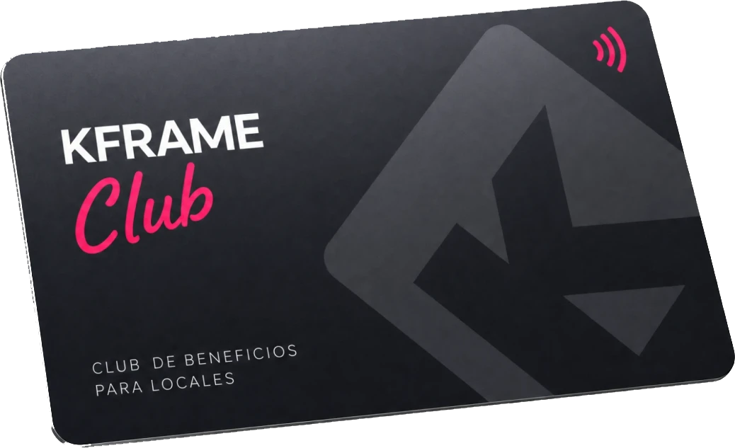 Tarjeta NFC de KFRAME Club